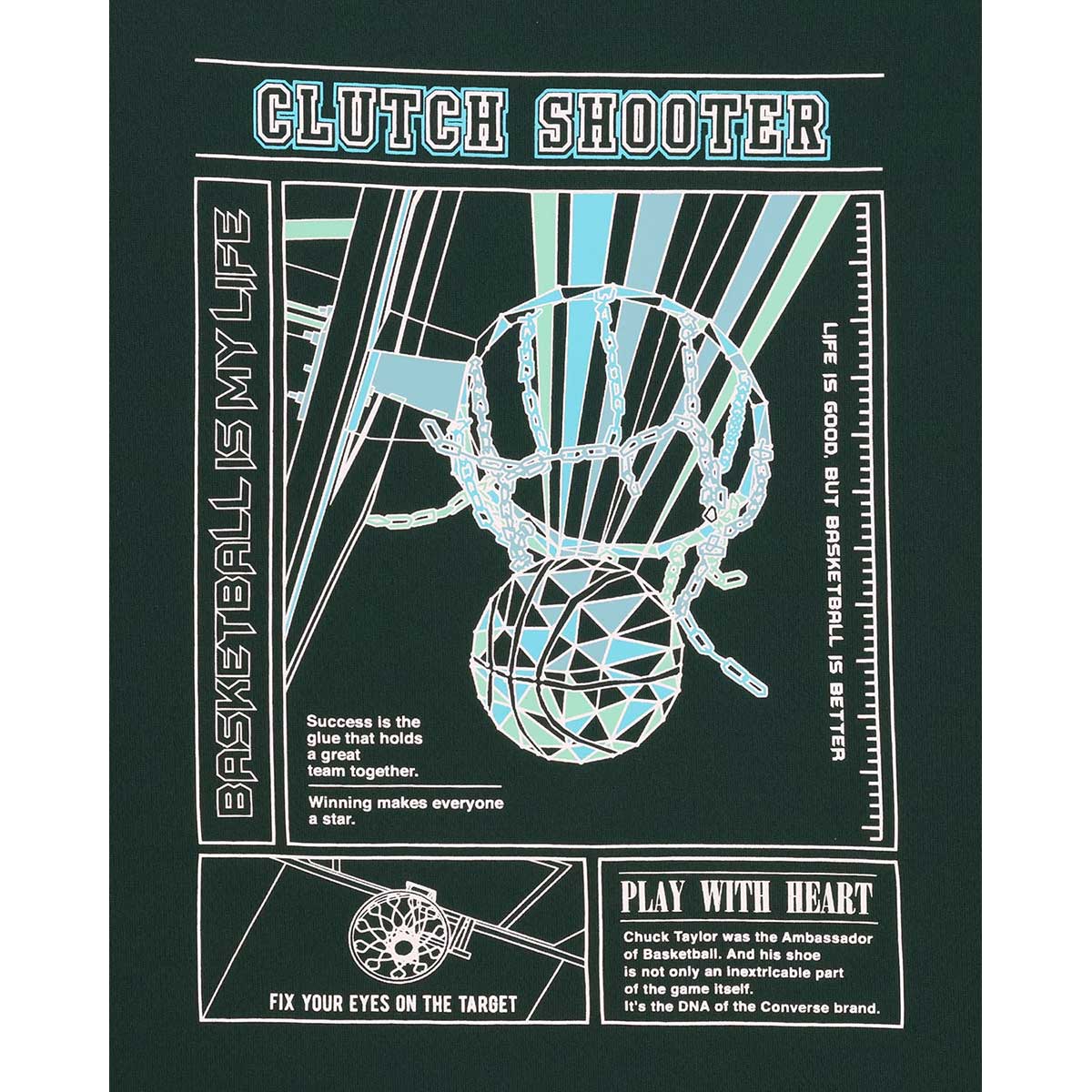 ユニセックス バスケットボールＴシャツ プリントTシャツ