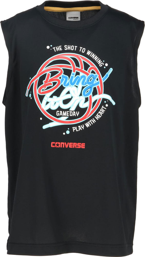 ジュニア Jr.プリントノースリーブシャツ