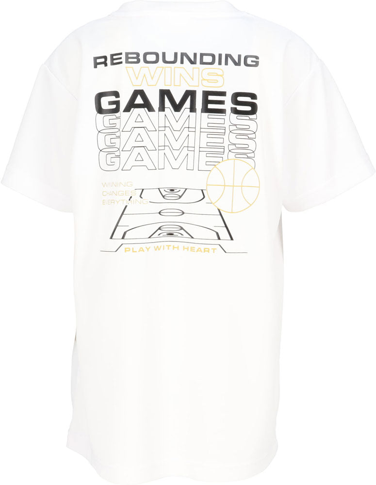 ジュニア プリントＴシャツ バスケットボール 半袖 練習用 子供用