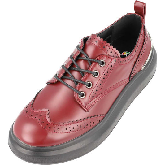 Women's thick sole wingtip