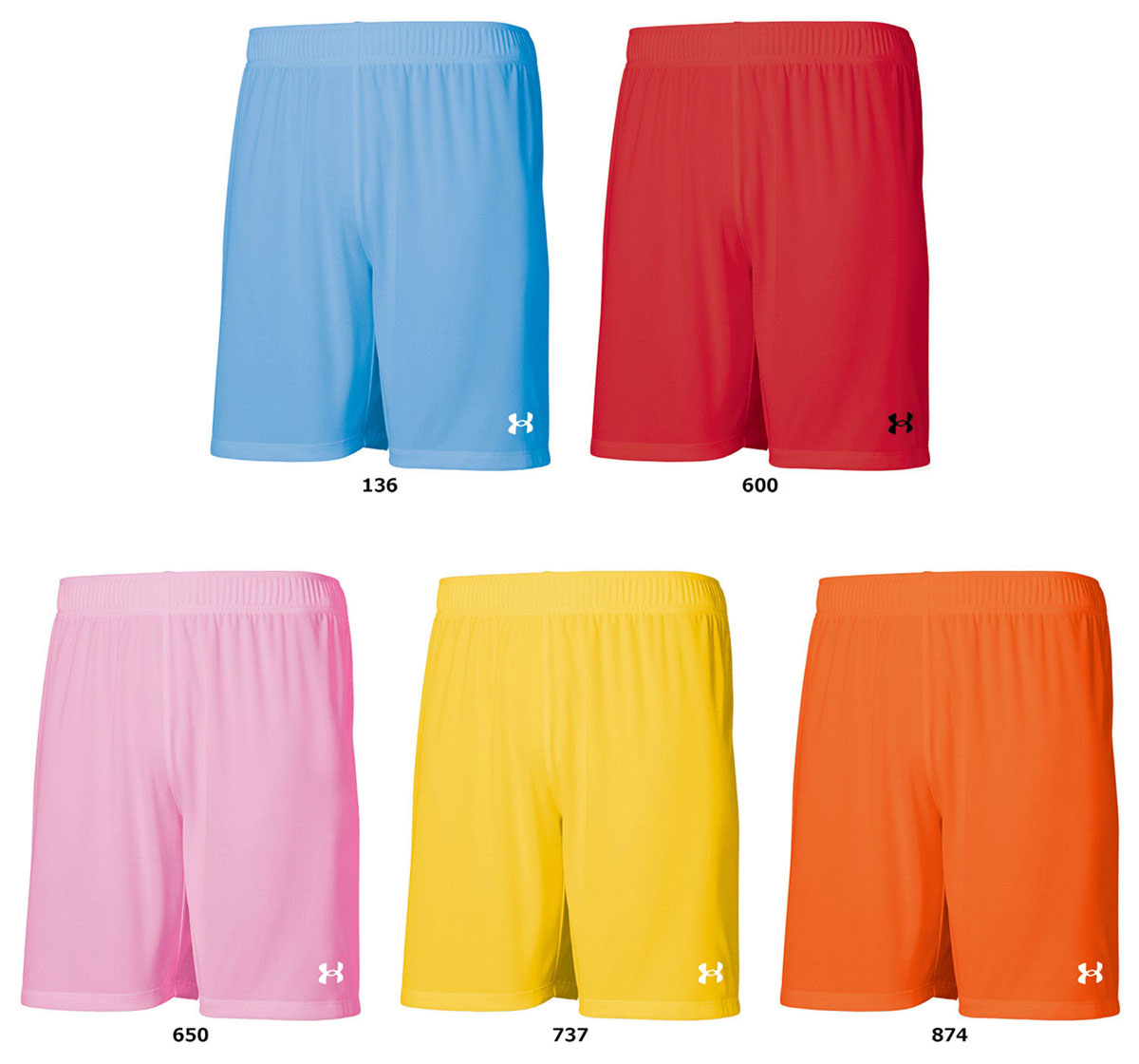 UAチーム サッカー 二ット ショーツ パンツ ショートパンツ 軽量 速乾 部活