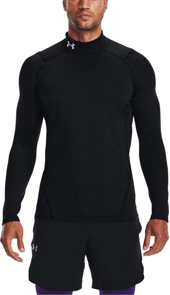 UAコールドギアアーマー フィッティド ロングスリーブ モックネック シャツ