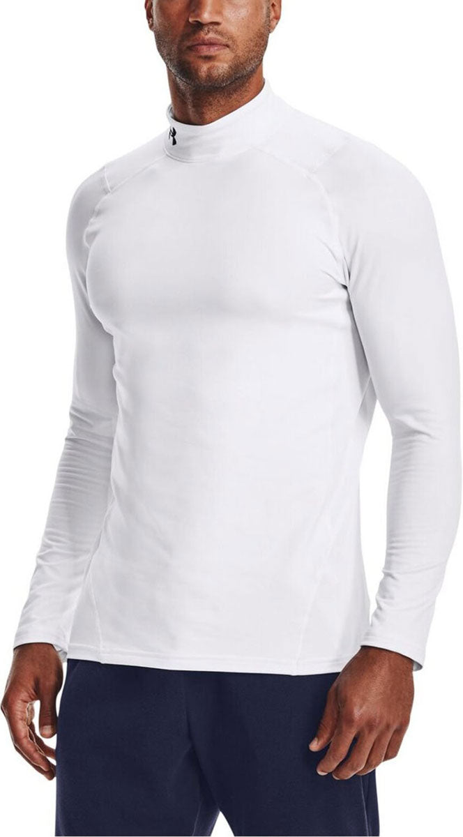 UAコールドギアアーマー フィッティド ロングスリーブ モックネック シャツ