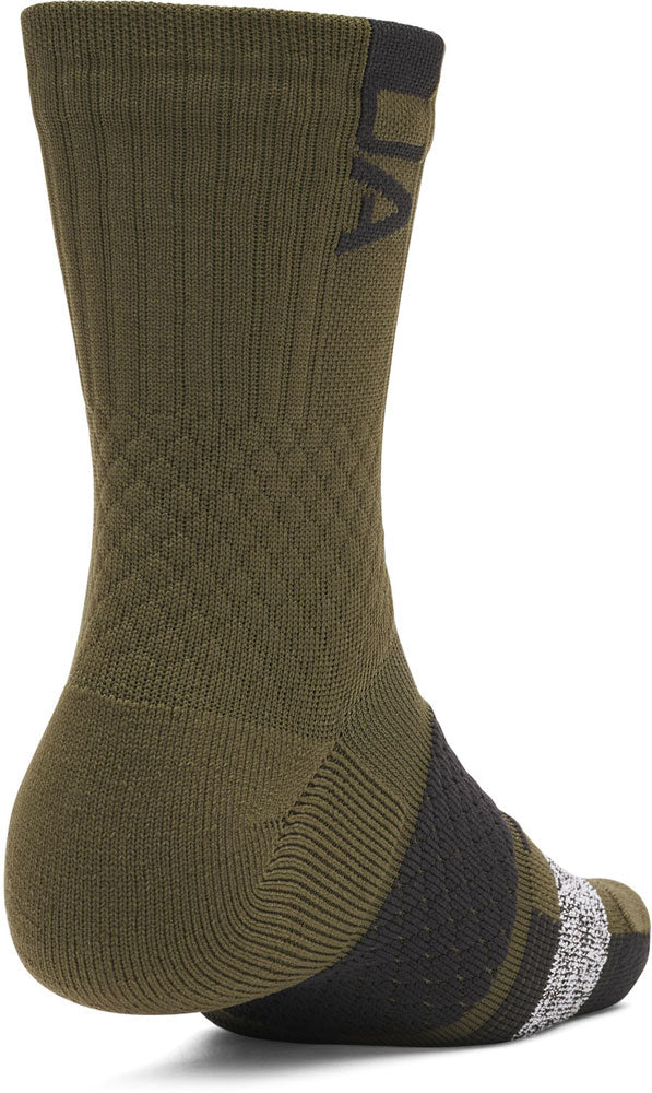 UAアーマードライ プレーメーカー ミッドクルー ソックス バスケットボール 靴下