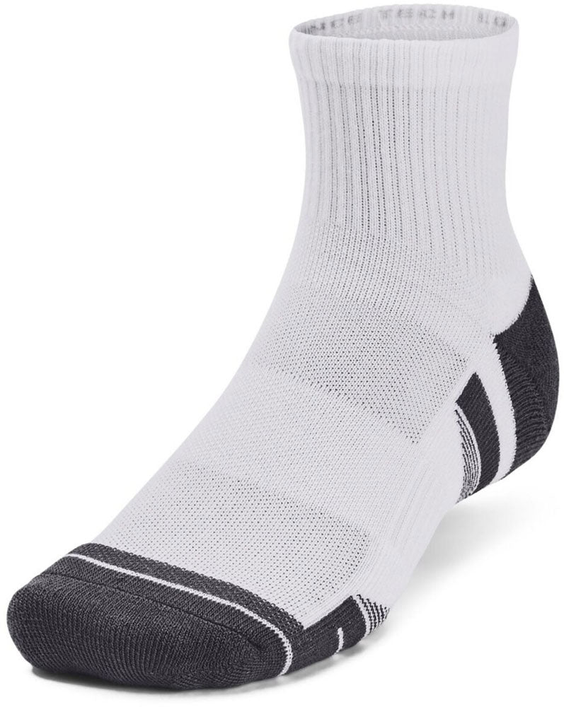 UAパフォーマンステック クオーター ソックス 3足セット 靴下 3足組