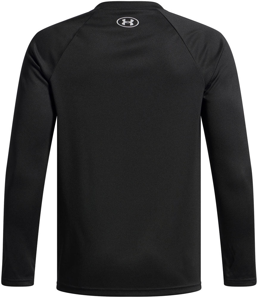 UAテック ハイブリッド プリント フィル ロングスリーブ Tシャツ ジュニア