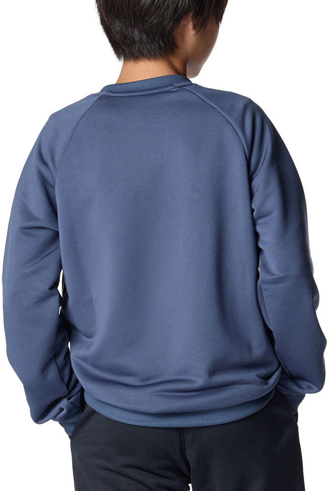 UA TECH TERRY LOGO CREW ジュニア キッズ 長袖シャツ トレーニング