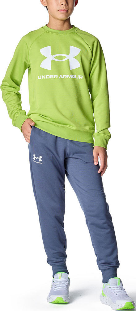 UAテック テリー ジョガーパンツ ジュニア キッズ ロングパンツ トレーニングウェア