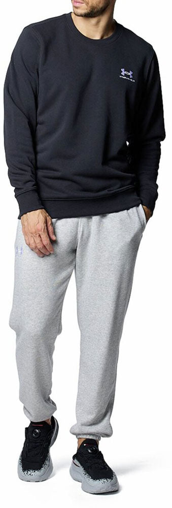 UNDER ARMOUR UAエッセンシャルテリー クルー ブラック 2XL アンダーアーマー公式】 UAエッセンシャルテリー クルー