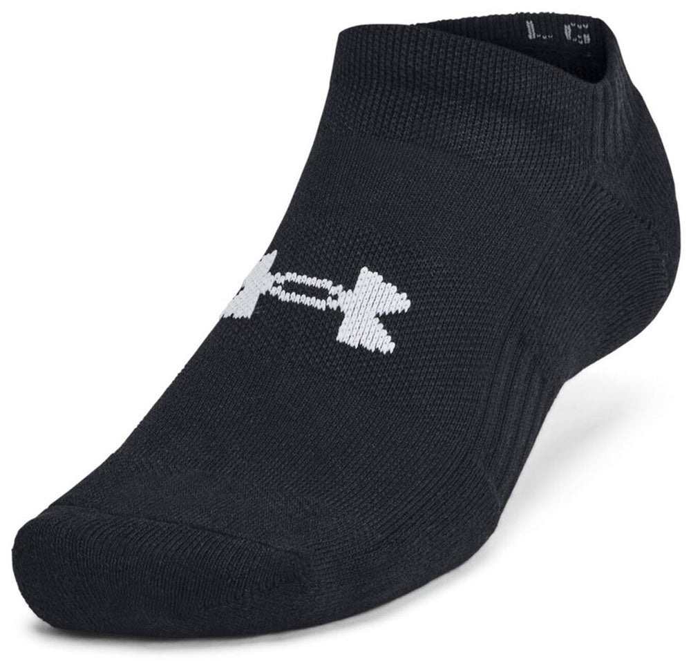 UAトレーニング コットン ノーショー ソックス （3足セット）