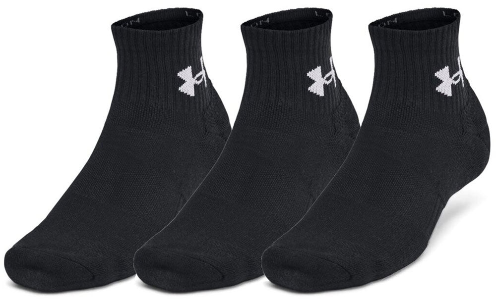 UAトレーニング コットン クオーター ソックス （3足セット）
