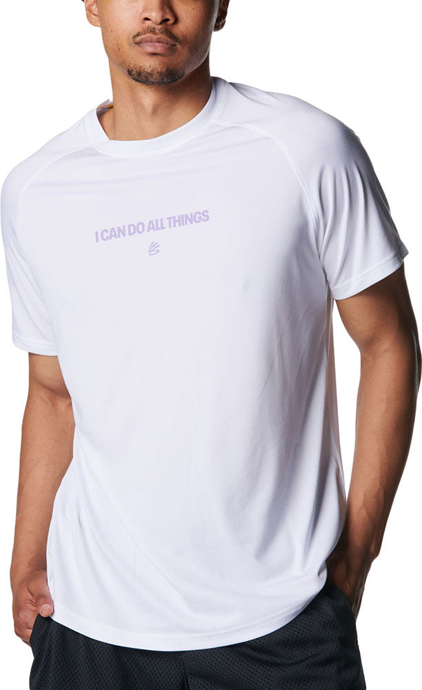 メンズ カリー テック ロゴ ショートスリーブ Tシャツ 半袖 バスケットボール