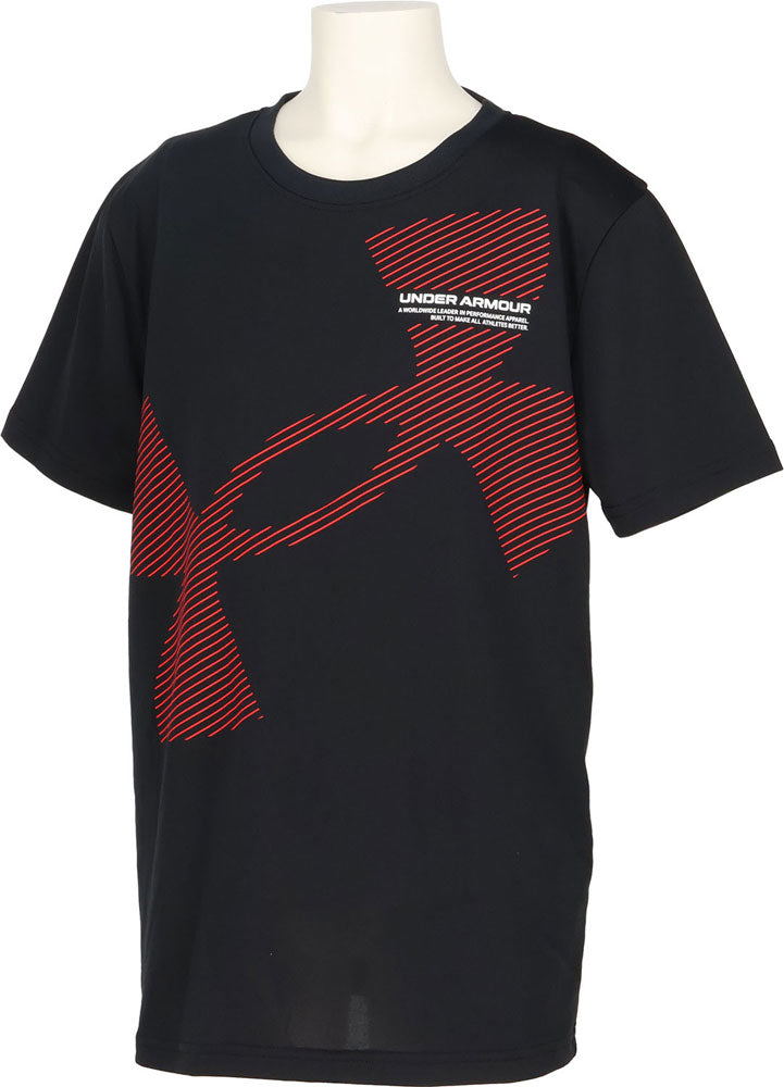 UAテック スーパー ビッグロゴ ショートスリーブ Tシャツ 半袖 スポーツ 部活