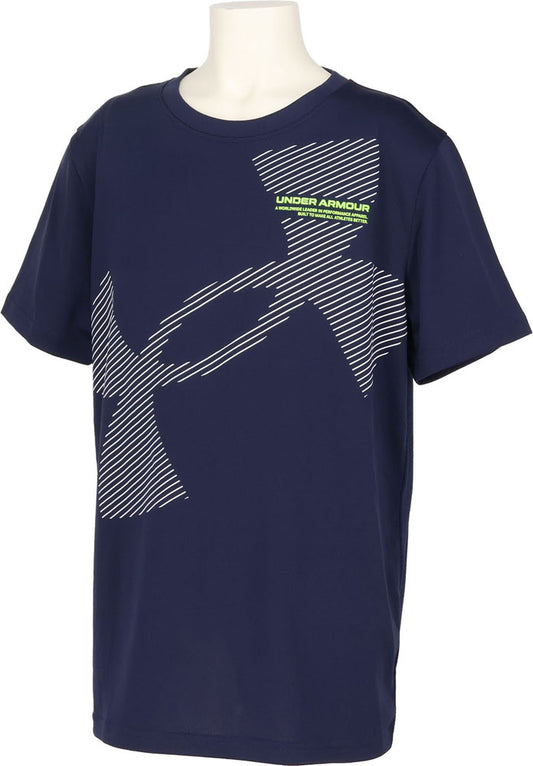 UAテック スーパー ビッグロゴ ショートスリーブ Tシャツ 半袖 スポーツ 部活