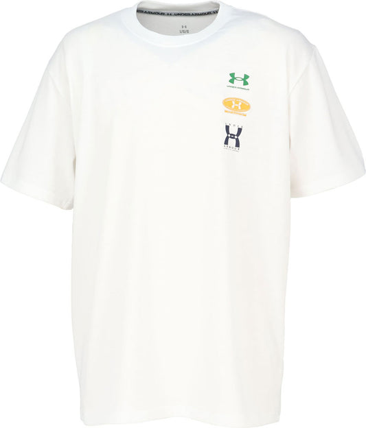 メンズ UAヘビーウエイト エボリューション ロゴ ショートスリーブ Tシャツ