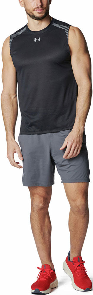 メンズ UAローンチ エリート ベント スリーブレス シャツ ランニング ノースリーブ