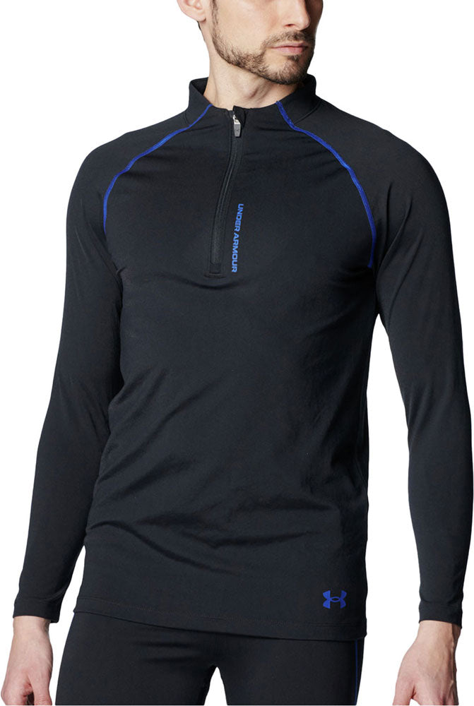 メンズ UAラッシュ ガード 1/4ジップ ハーフジップ トップス 長袖 海 プール