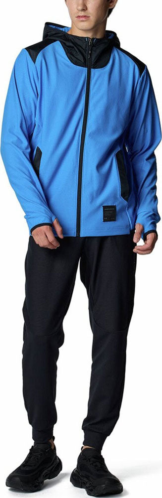 メンズ トレーニングウェア ジャケット UAモチベート リブ ハイブリッド フーディー