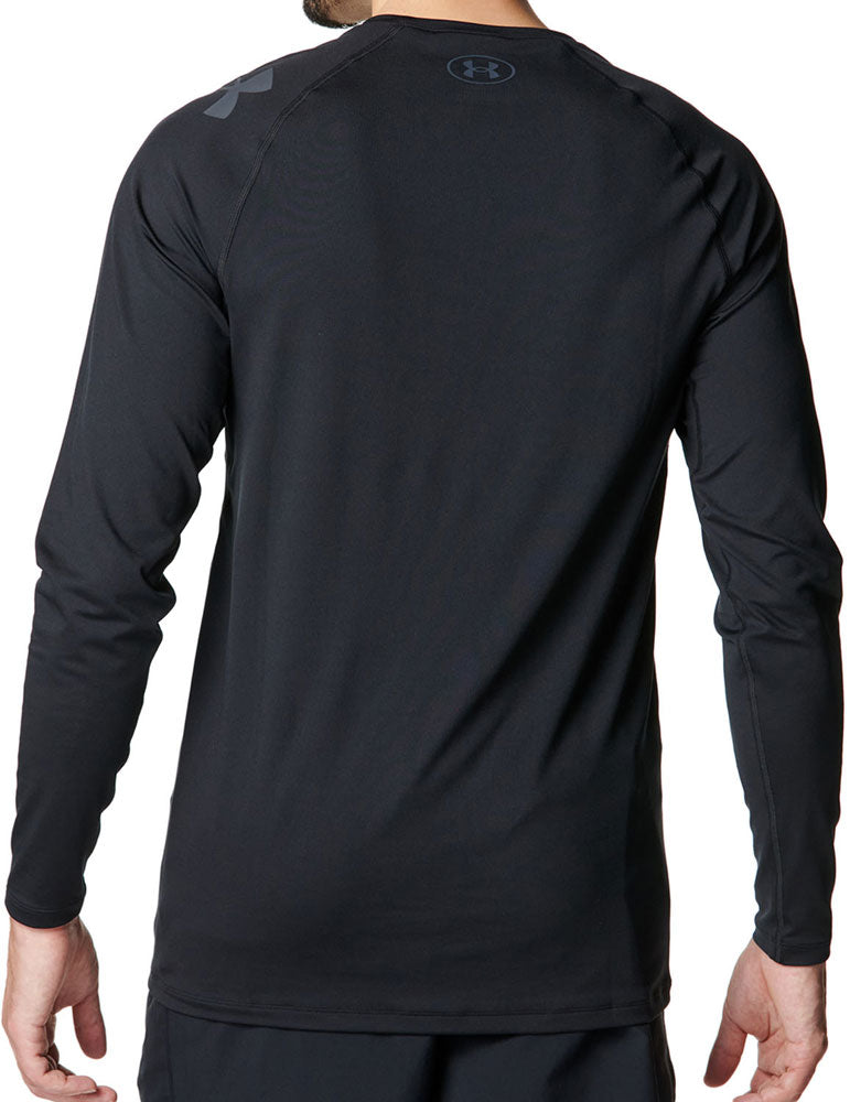 メンズ UAヒートギア フィッティド グラフィック ロングスリーブ シャツ 長袖