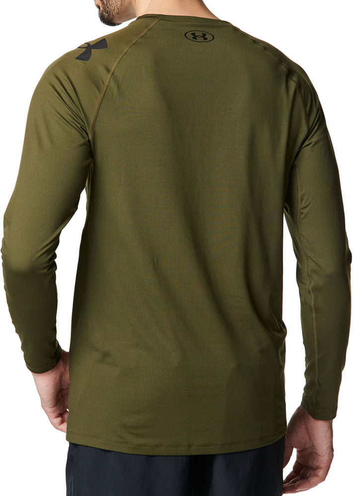 メンズ UAヒートギア フィッティド グラフィック ロングスリーブ シャツ 長袖