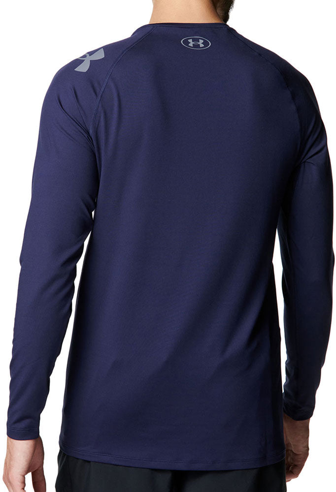 メンズ UAヒートギア フィッティド グラフィック ロングスリーブ シャツ 長袖