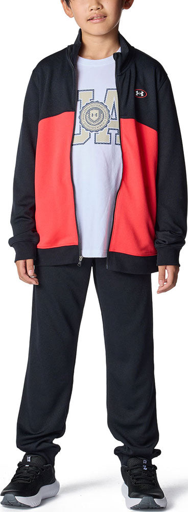 UAトラックジャケット ジュニア キッズ ジャケット トレーニングウェア