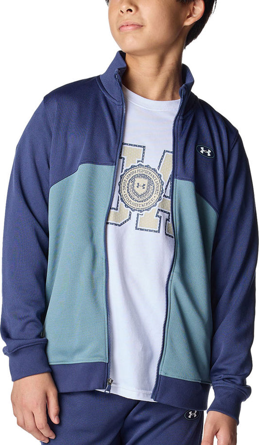 UAトラックジャケット ジュニア キッズ ジャケット トレーニングウェア