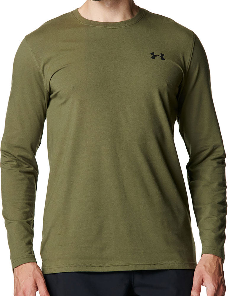 UA PERFORMANCE COTTON LONG SLEEVE T-SHIRT