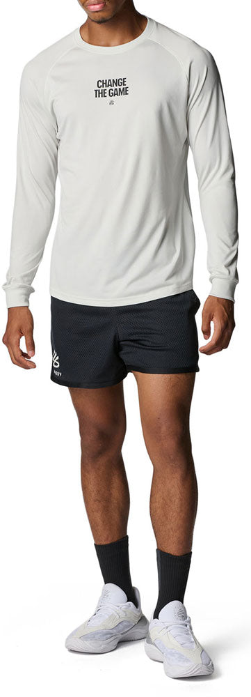 カリー テック ロゴ ロングスリーブ Tシャツ メンズ バスケットボール 長袖Tシャツ