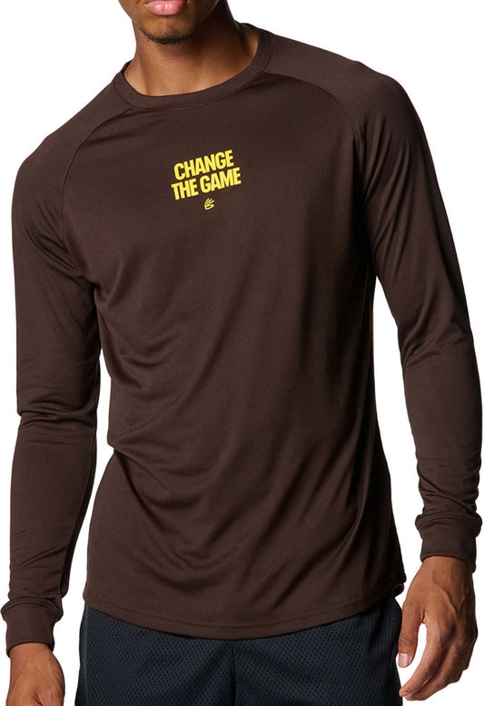 カリー テック ロゴ ロングスリーブ Tシャツ メンズ バスケットボール 長袖Tシャツ