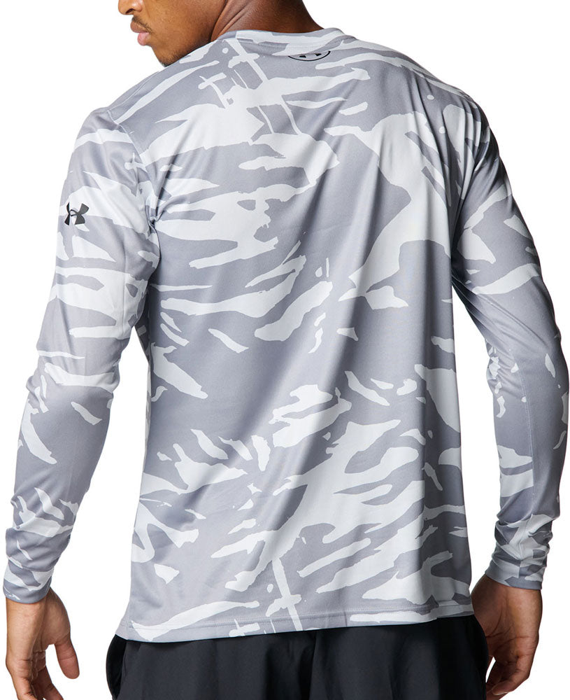 UAテック ノベルティ ロングスリーブ クルーネック Tシャツ メンズ 野球 長袖Tシャツ