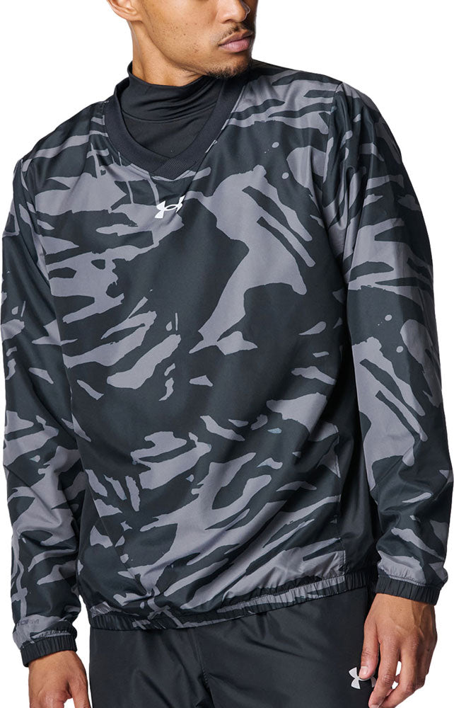 UAノベルティ Vネック ジャケット メンズ 野球 ジャケット トレーニング