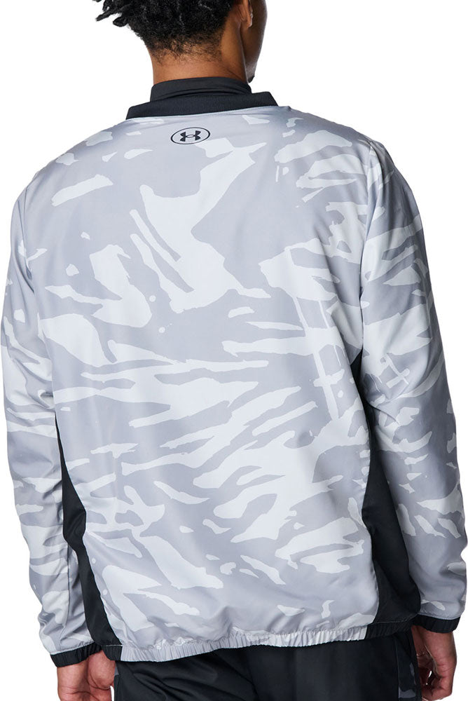 UAノベルティ Vネック ジャケット メンズ 野球 ジャケット トレーニング