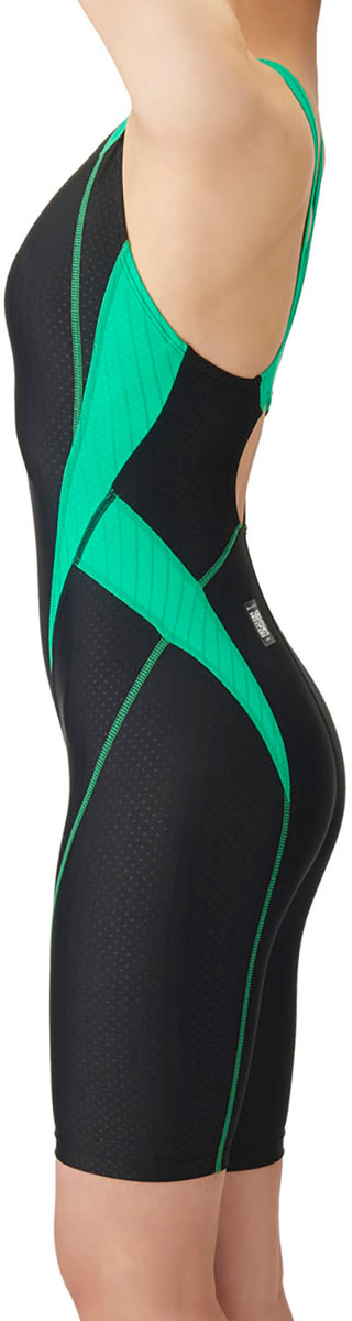 レーシングワンピーススパッツ オープンバック ハーフレッグ