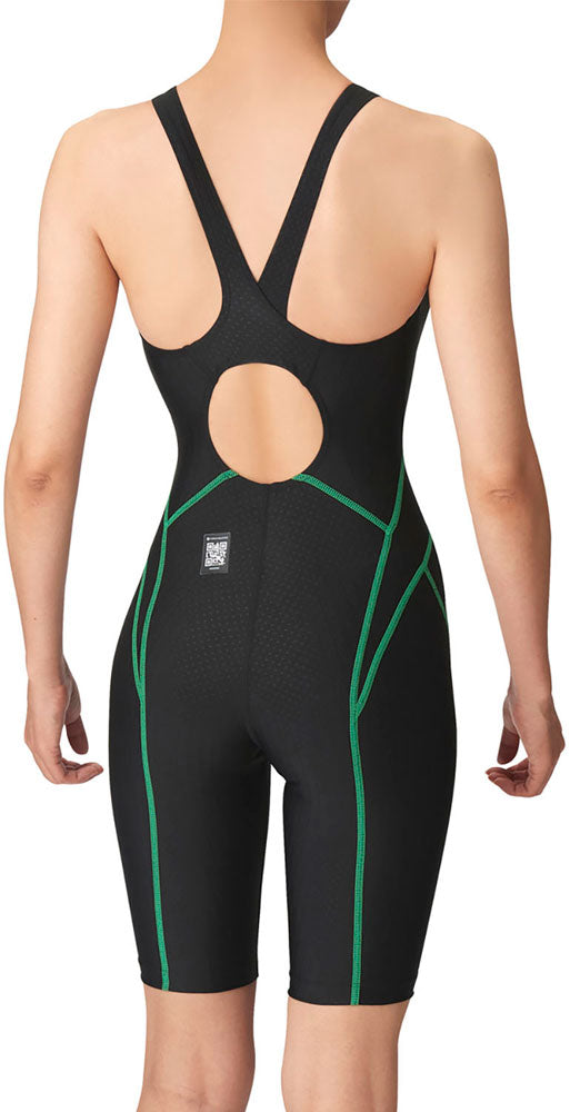 Racing one-piece spats (open back, half leg)