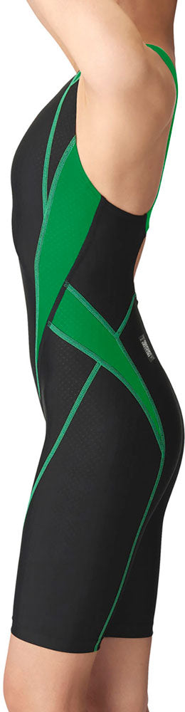 Racing one-piece spats (open back, half leg)