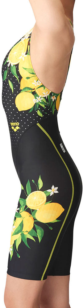 Women's Racing Swimsuit, Racing One-Piece Spats, Open Back, Half Leg, WA Approved