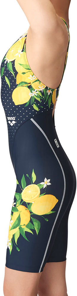 Women's Racing Swimsuit, Racing One-Piece Spats, Open Back, Half Leg, WA Approved