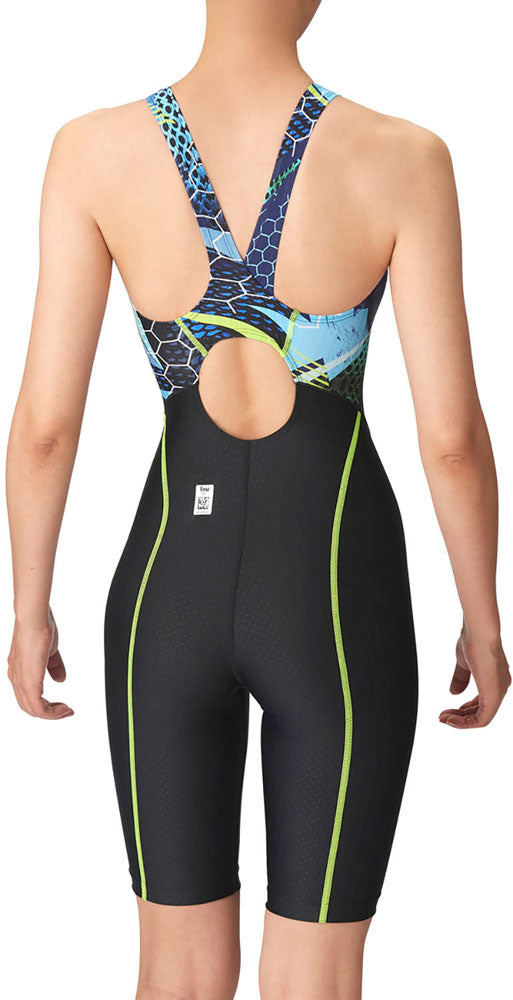 Racing one-piece spats (open back, half leg)