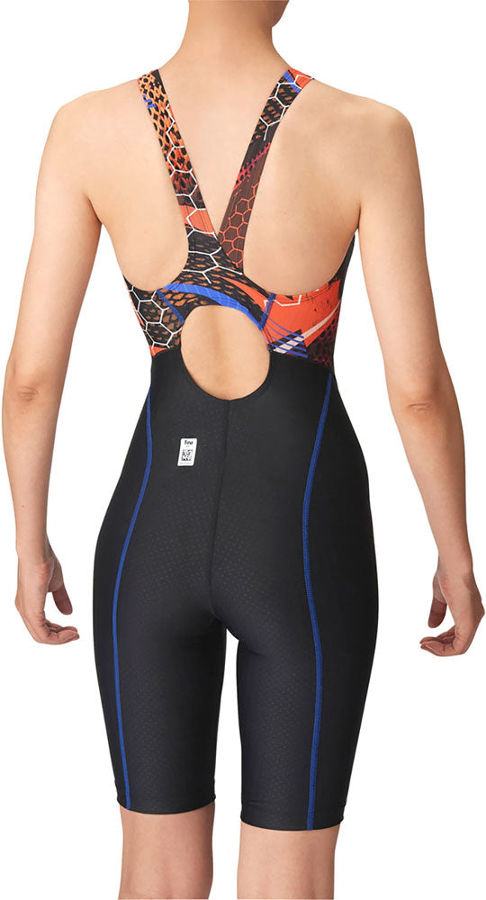 Racing one-piece spats (open back, half leg)