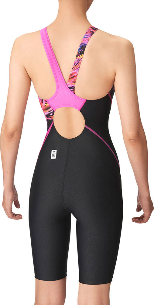 Racing one-piece spats (open back, half leg)