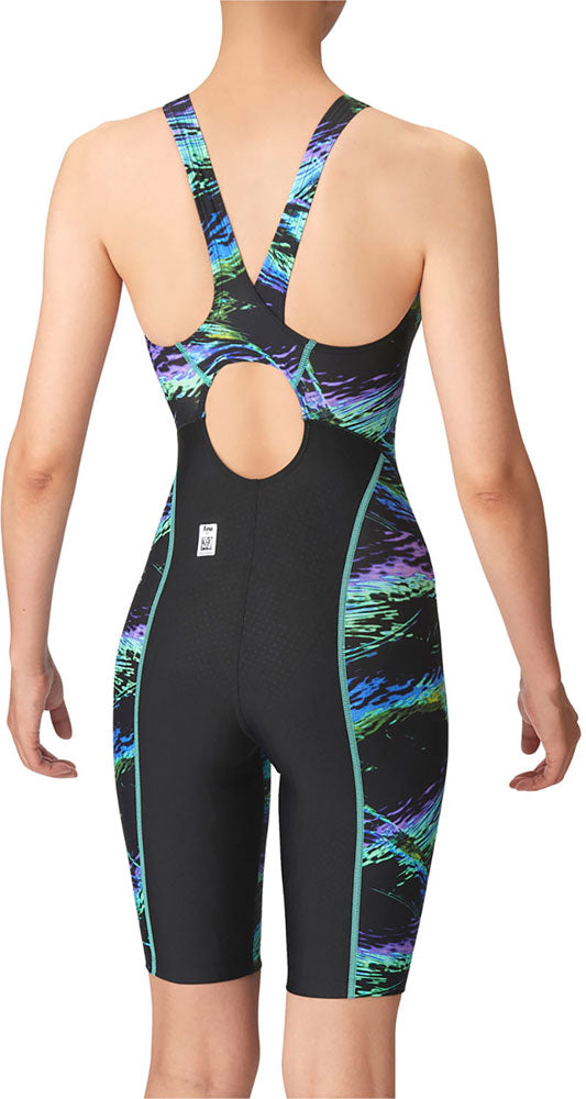 Racing one-piece spats (open back, half leg)