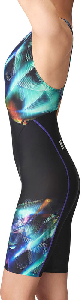 Racing one-piece spats (open back, half leg)