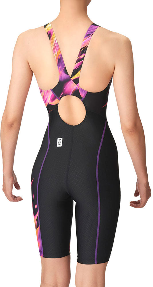 Women's Racing Swimsuit, Racing One-Piece Spats, Open Back, Half Leg, WA Approved