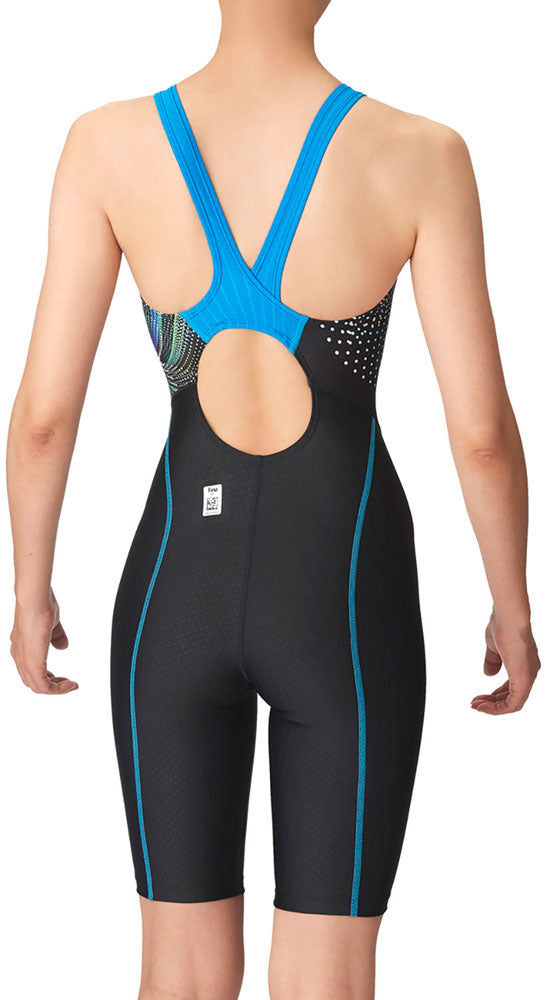 Racing one-piece spats (open back, half leg)