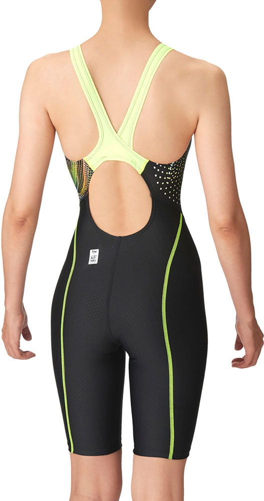 Racing one-piece spats (open back, half leg)