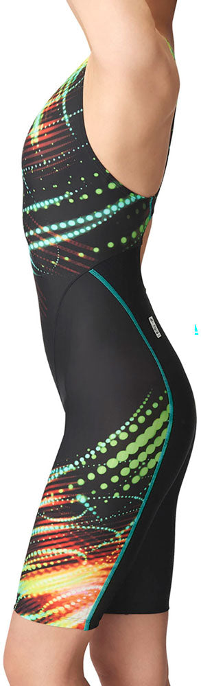 Women's Racing Swimsuit, Racing One-Piece Spats, Open Back, WA Approved, Official Competition