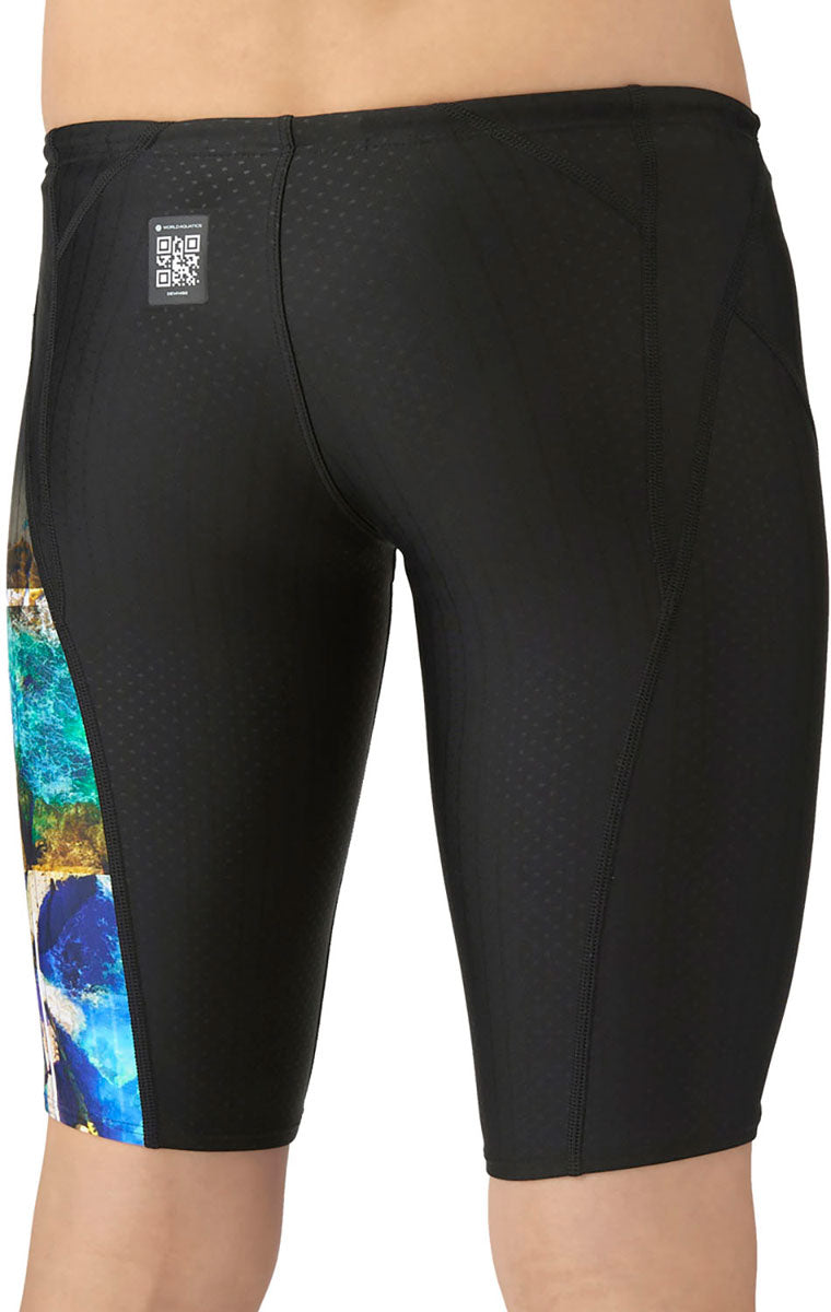 メンズ 競泳水着 レーシングスパッツ ハーフレッグ WA承認モデル