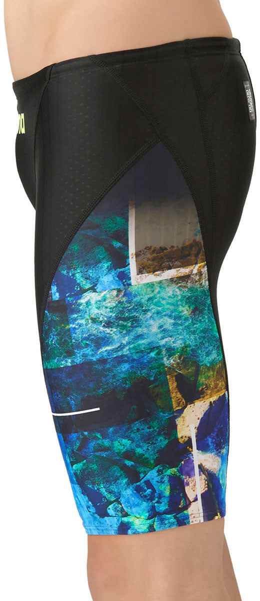 メンズ 競泳水着 レーシングスパッツ ハーフレッグ WA承認モデル