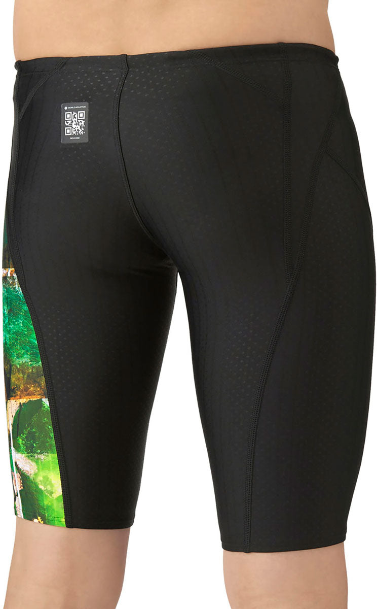 メンズ 競泳水着 レーシングスパッツ ハーフレッグ WA承認モデル